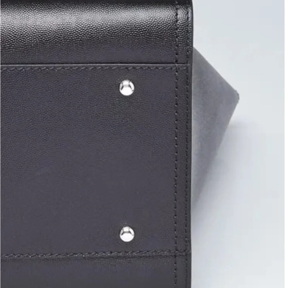 CHANEL Black Caviar Leather Studded Large Deauville Tote Bag SHW - Picture 5 of 10